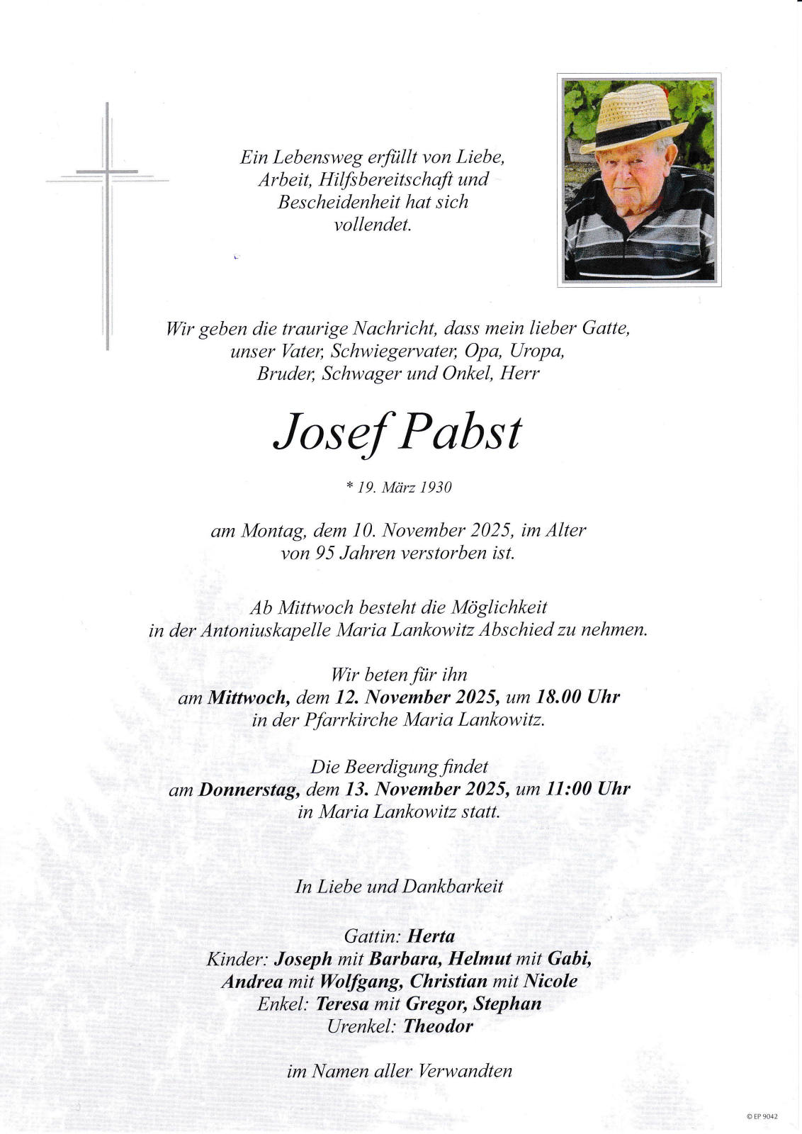 Parte: erste Seite