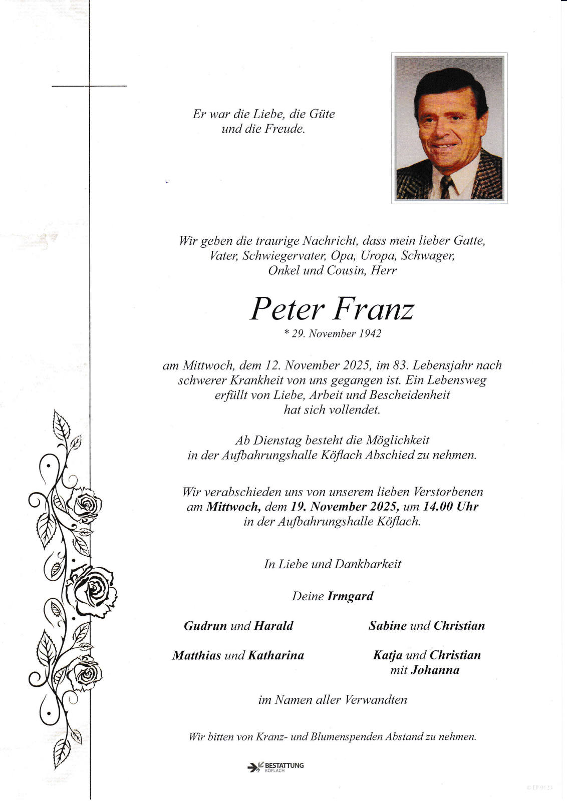 Parte: erste Seite