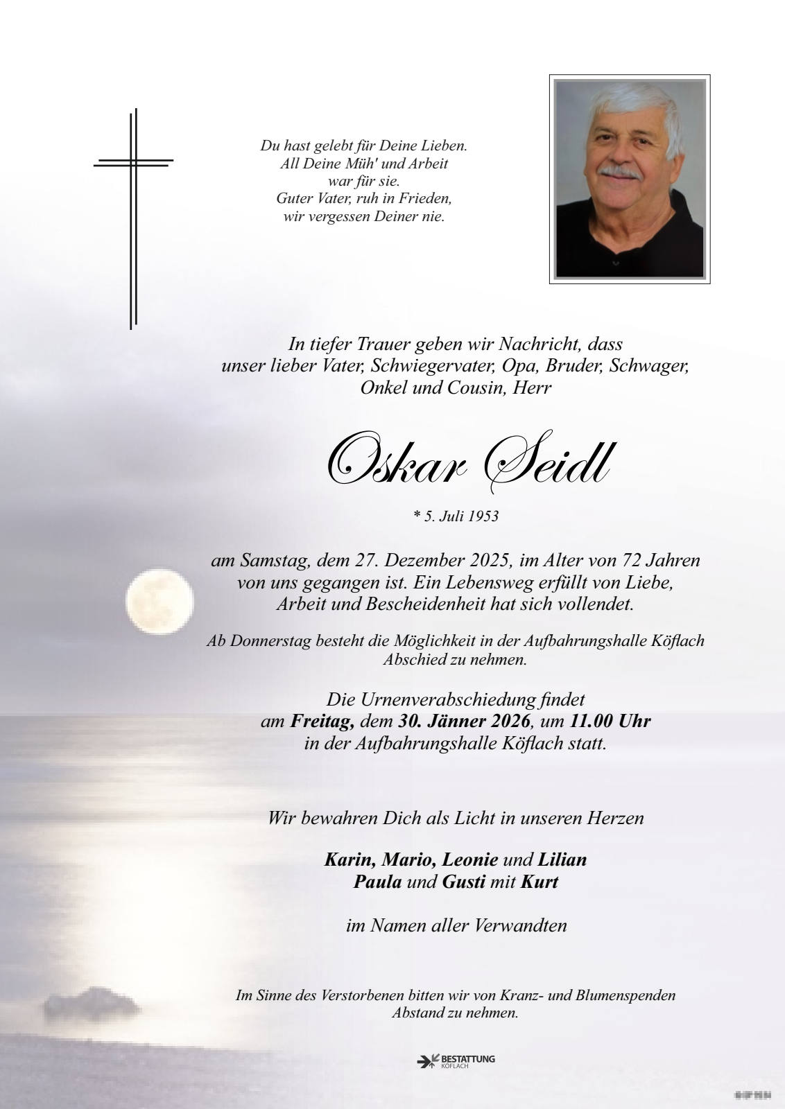 Parte: erste Seite
