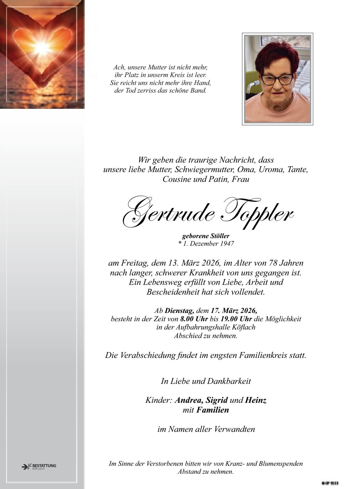 Parte: erste Seite