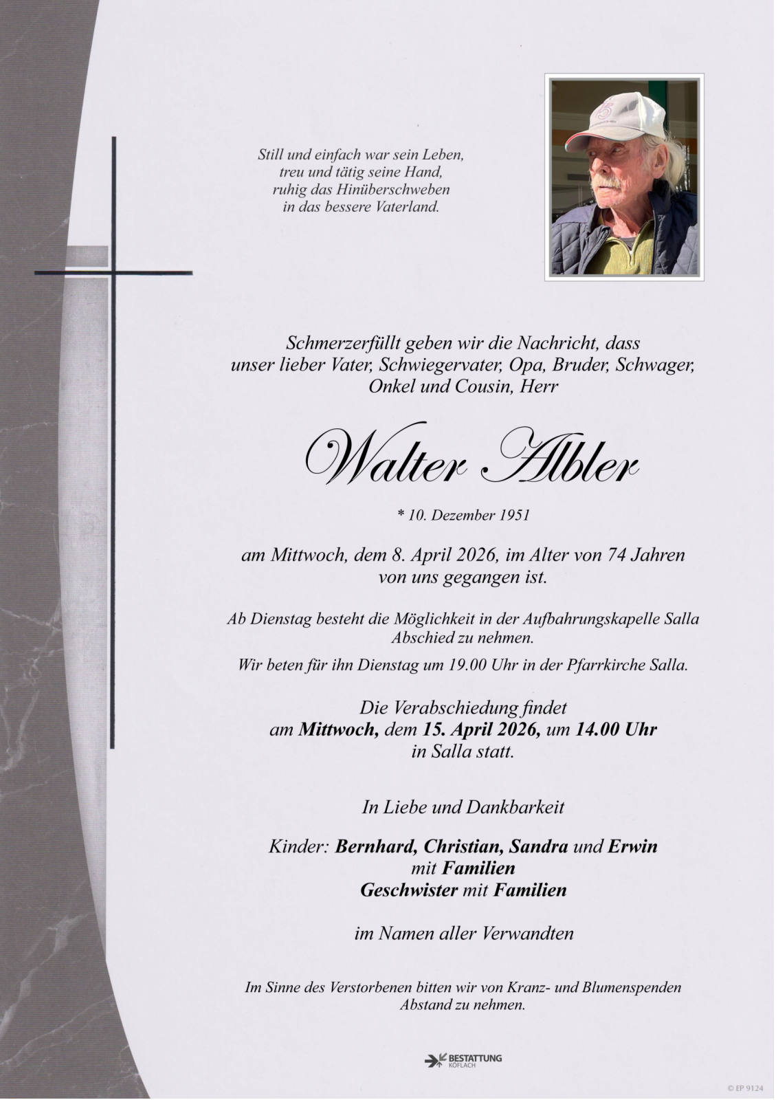 Parte: erste Seite