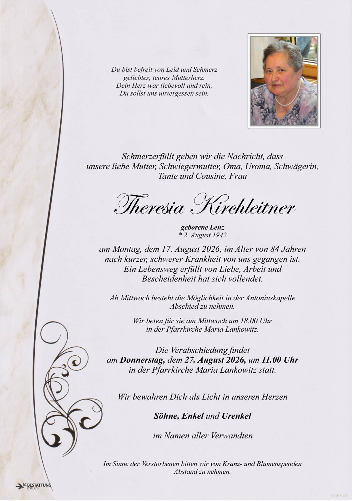 Parte: erste Seite