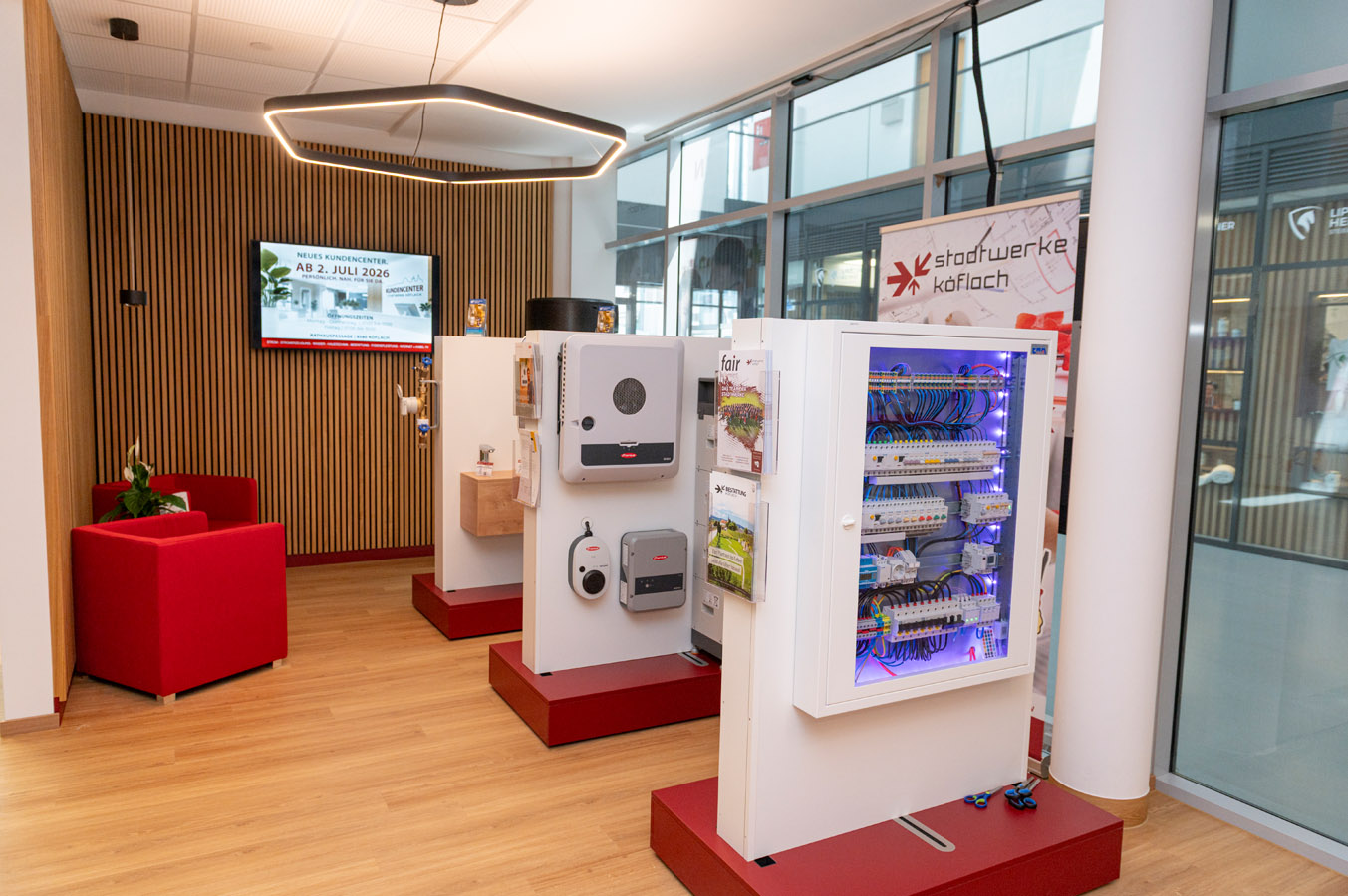 Ausstellung für Energie- und Haustechnik im Kundencenter